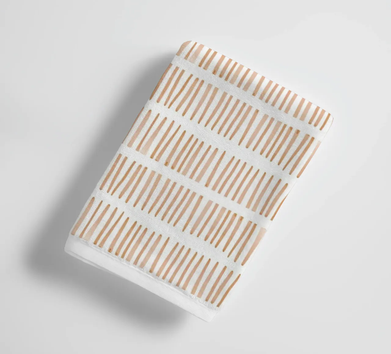 Modello a linee verticali asciugamano da bagno da Melloi Art Print