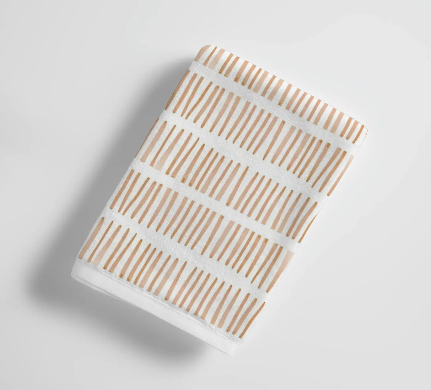 Vertical Line Pattern towel by Melloi Art Print