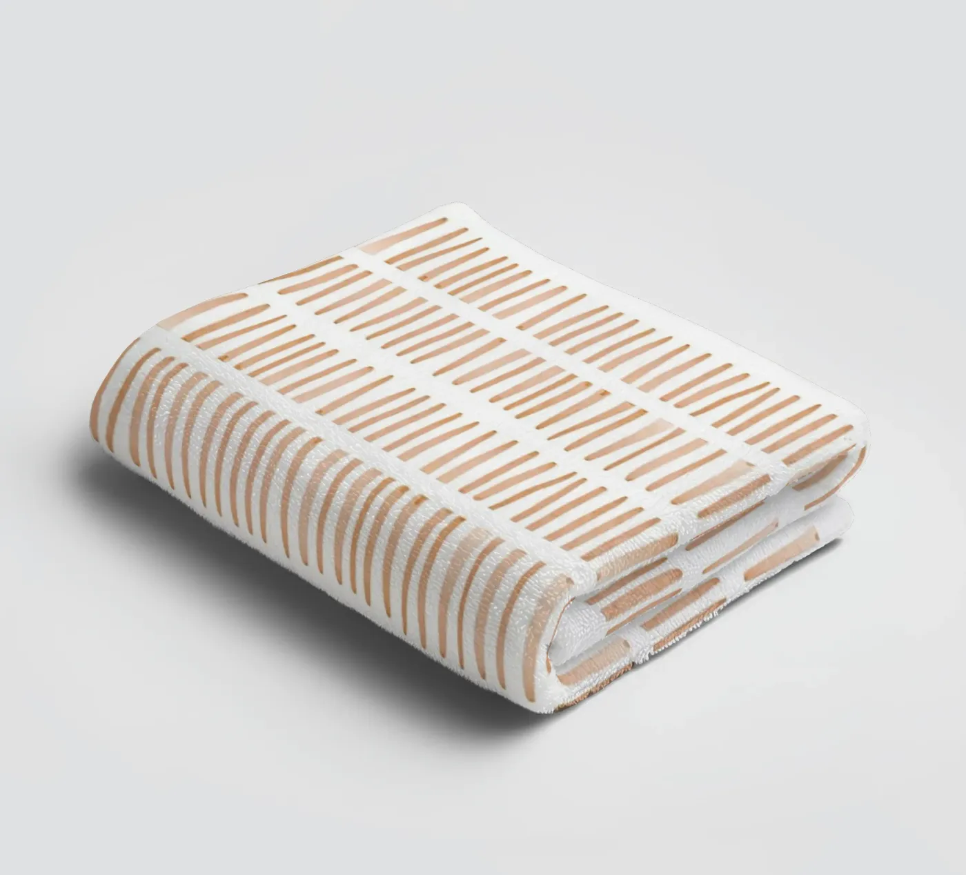 Vertical Line Pattern towel by Melloi Art Print