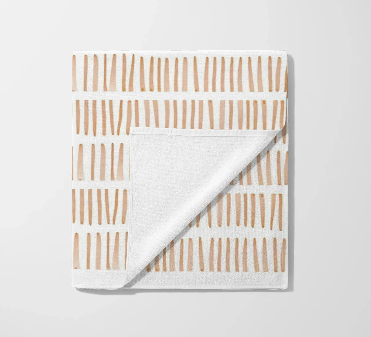 Modello a linee verticali telo mare da Melloi Art Print