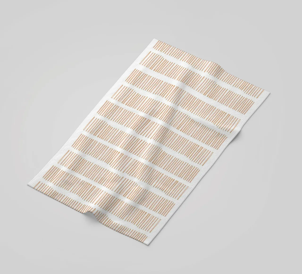 Modello a linee verticali telo mare da Melloi Art Print