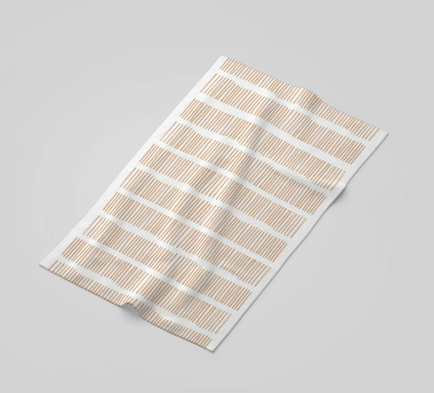 Vertical Line Pattern telo mare da Melloi Art Print