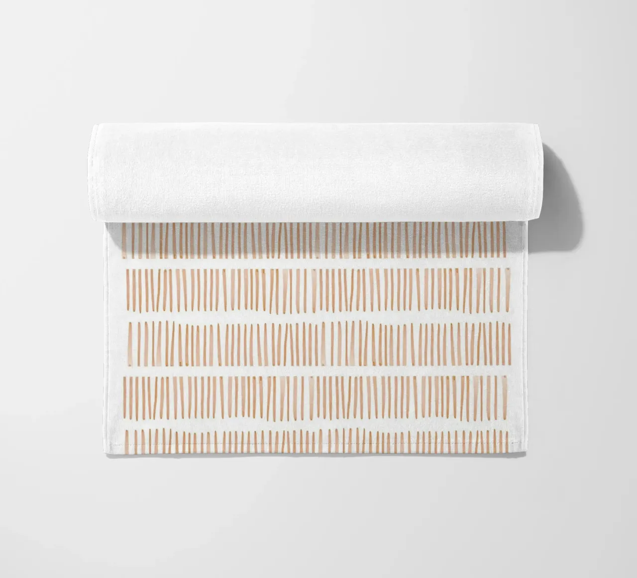 Modello a linee verticali telo mare da Melloi Art Print