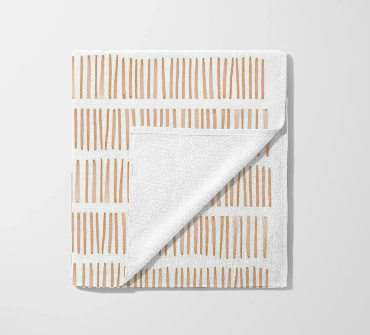 Modello a linee verticali telo mare da Melloi Art Print