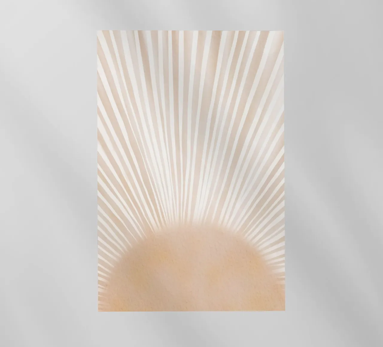 Raggi di luce solare pellicola backlit da Melloi Art Print
