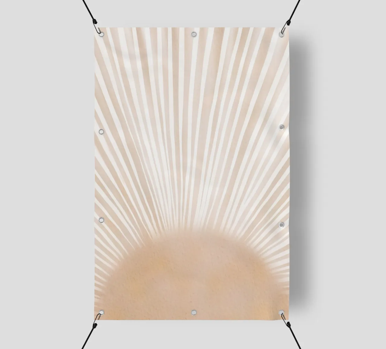 Raggi di luce solare telo in pvc da Melloi Art Print