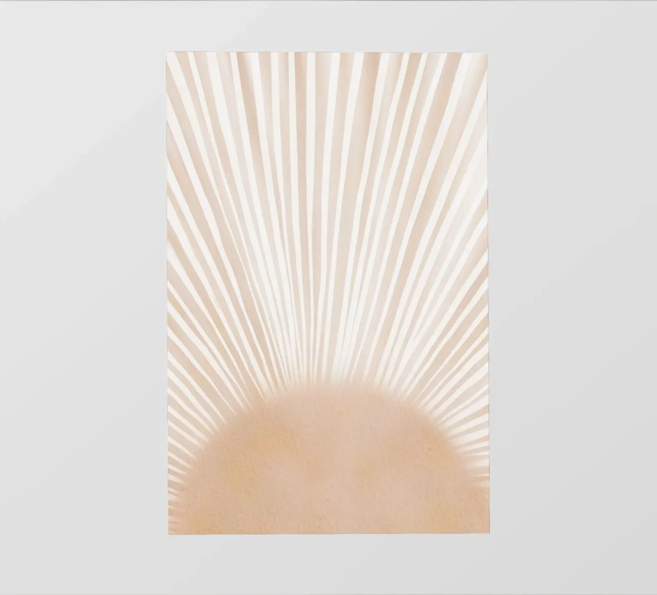 Raggi di luce solare telo in pvc da Melloi Art Print