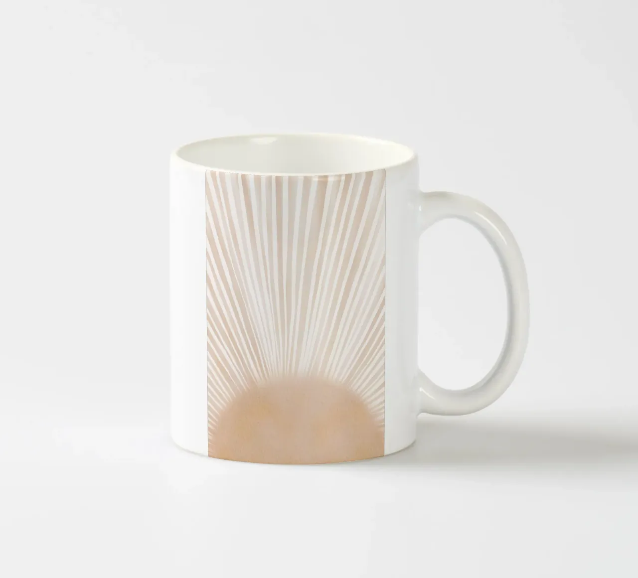 Raggi di luce solare tazza in ceramica da Melloi Art Print