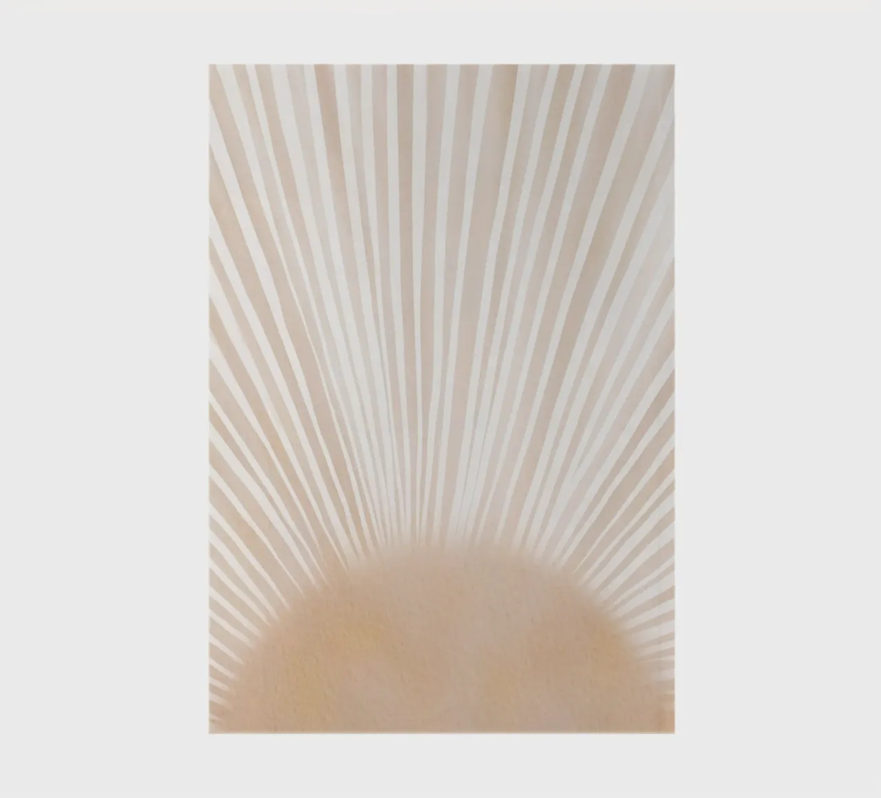 Sunshine Light Rays notebook by Melloi Art Print