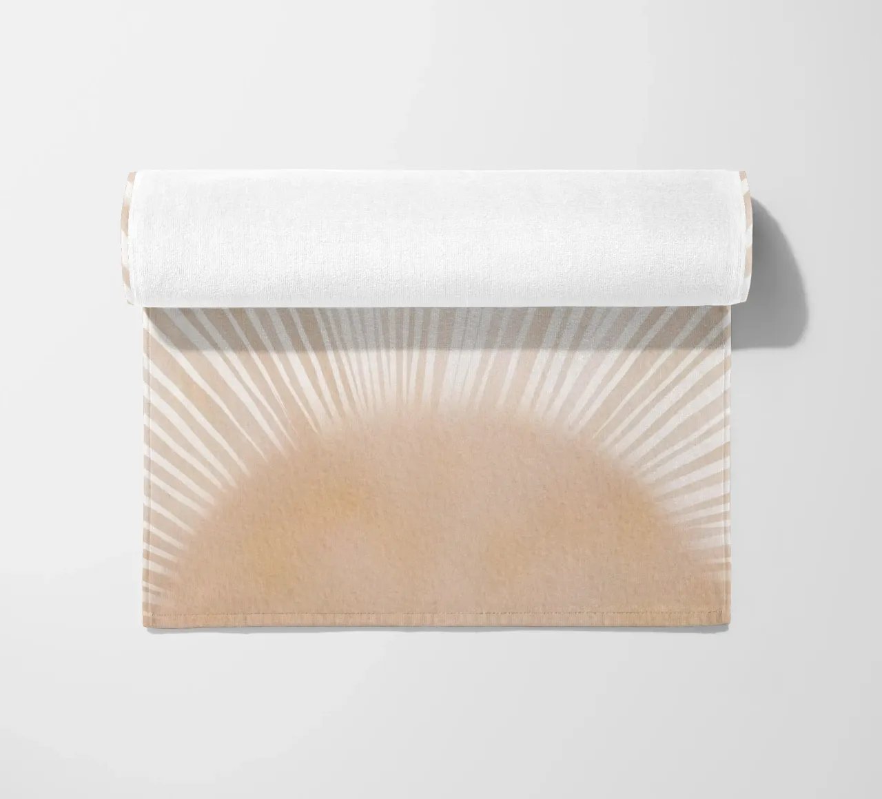 Raggi di luce solare telo mare da Melloi Art Print