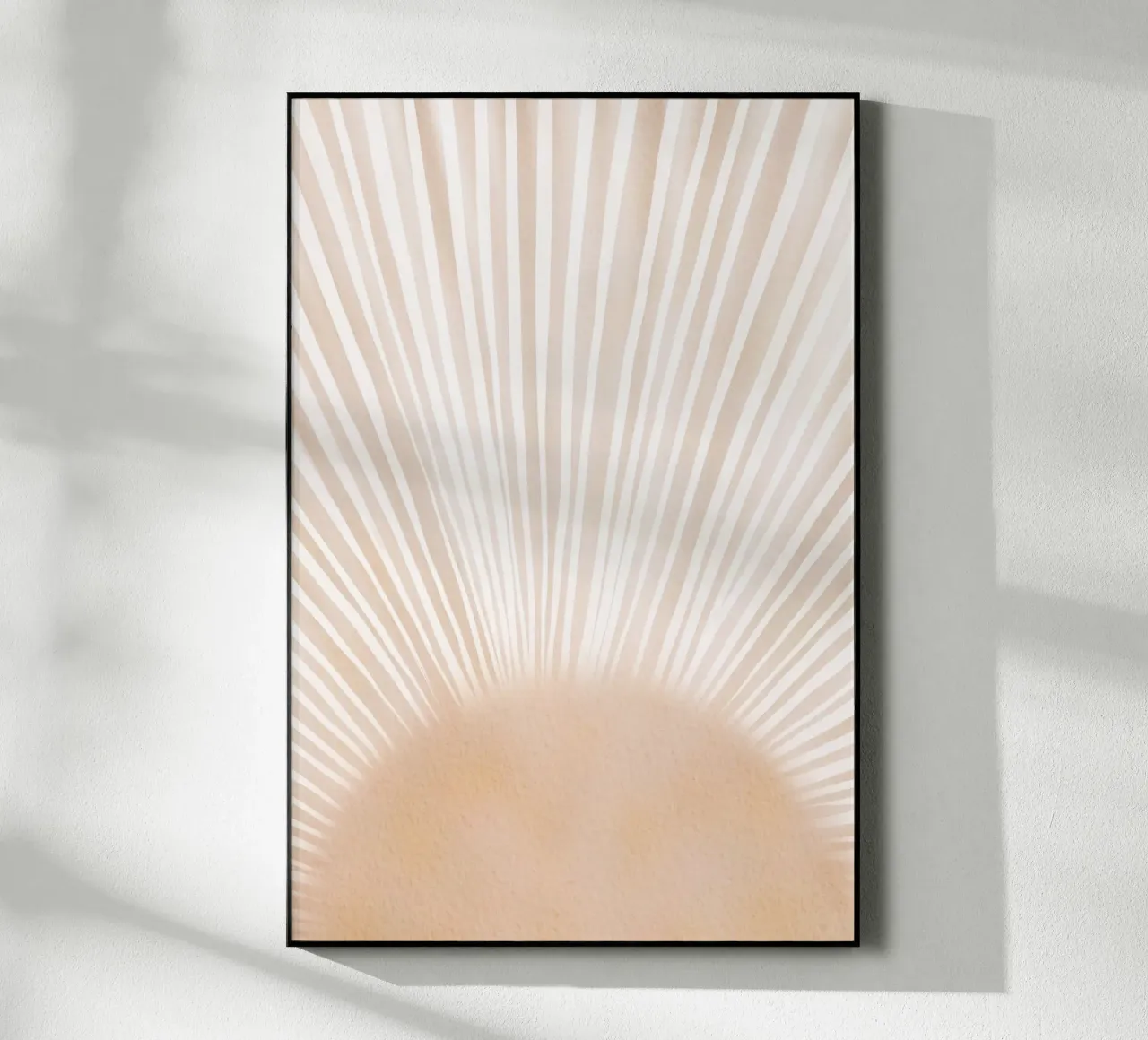 Sonnenschein Lichtstrahlen Acryl-Glas von Melloi Art Print