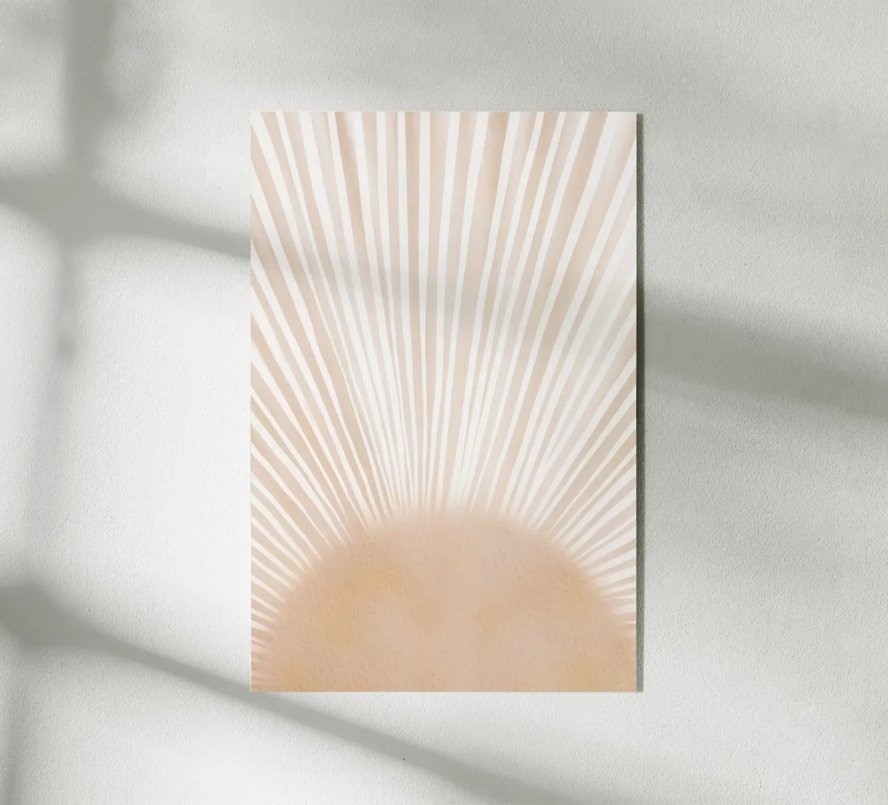 Sonnenschein Lichtstrahlen Acryl-Glas von Melloi Art Print