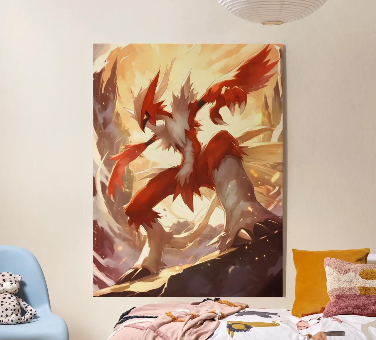 Blaziken acrylic glass by CreativeStudio