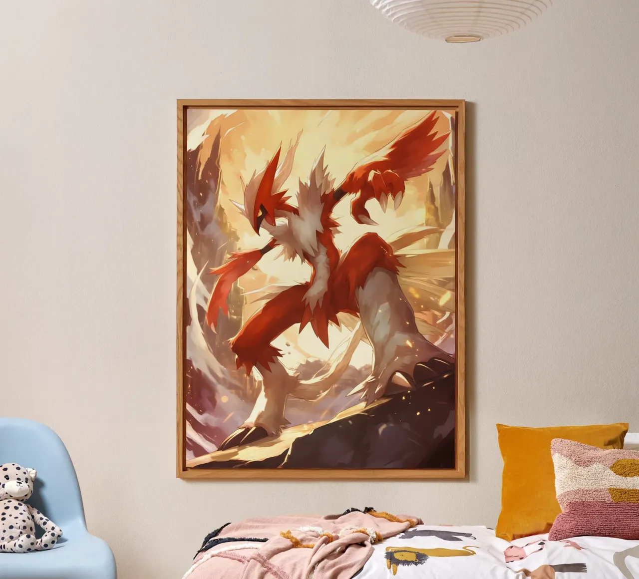 Blaziken alu-dibond by CreativeStudio