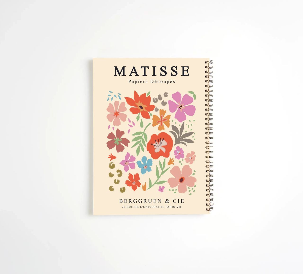 loral art - Matisse inspired spiral notebook by Whole©
