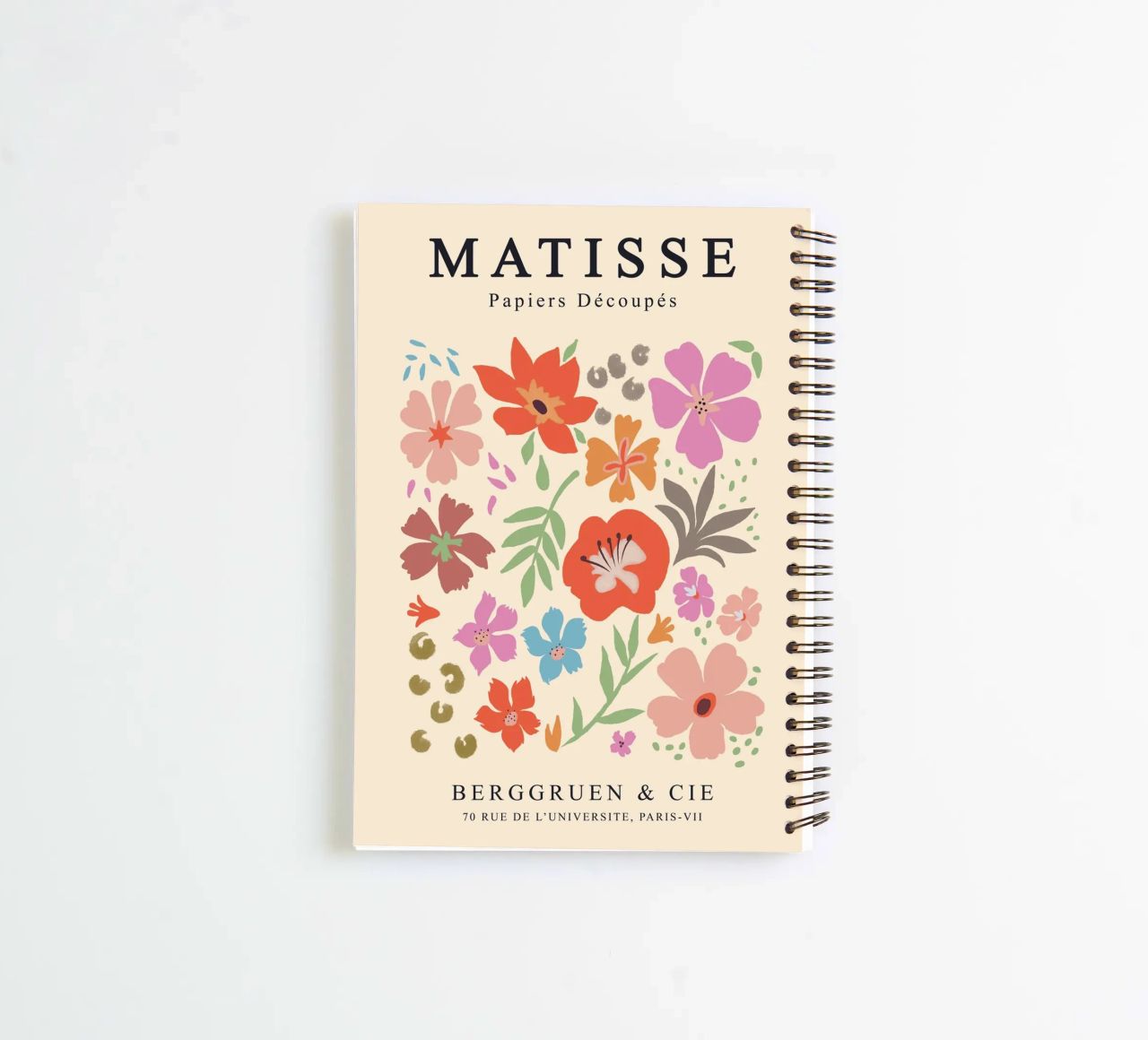 loral art - Matisse inspired spiral notebook by Whole©