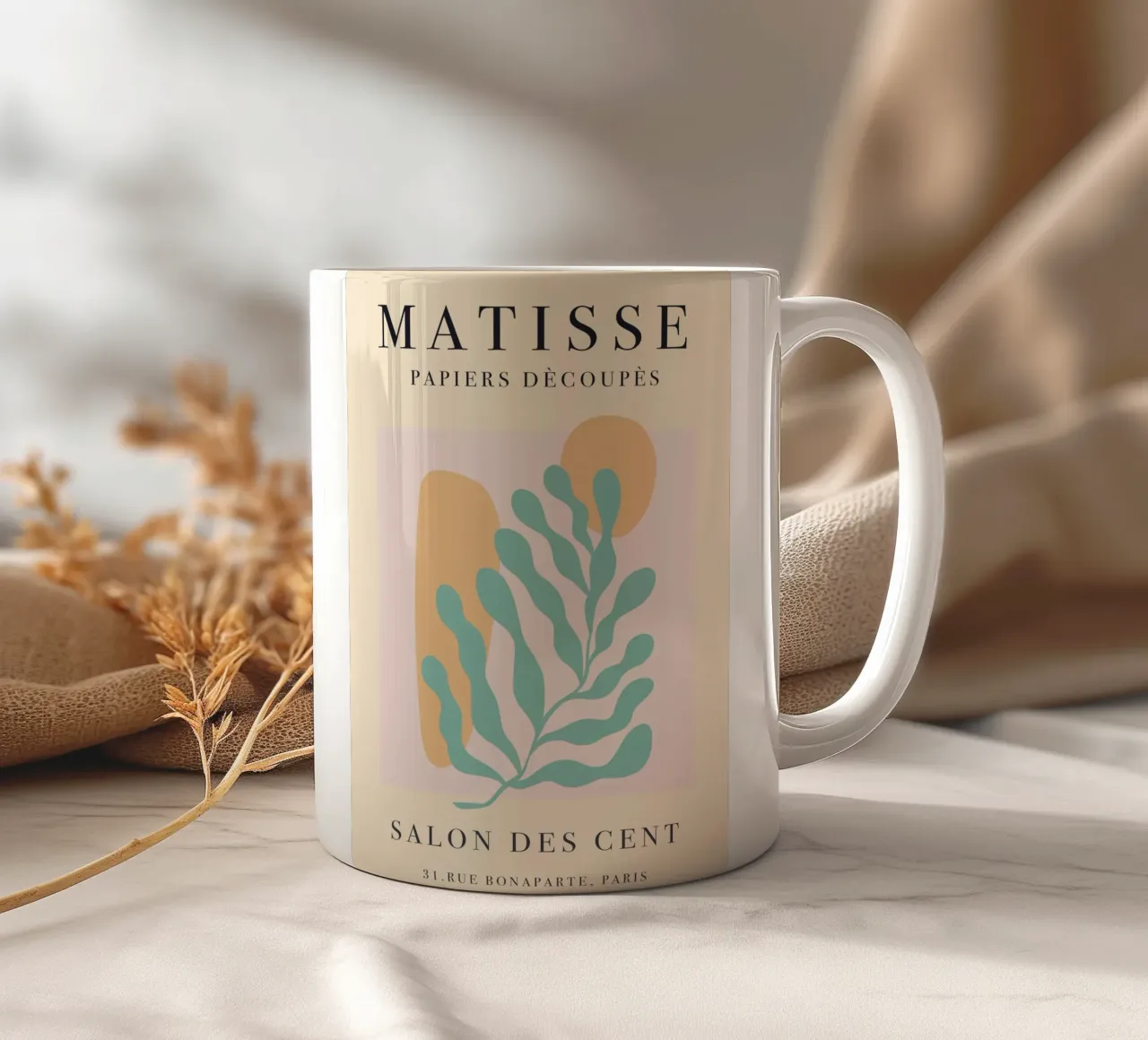 Poster di Matisse - Design artistico retrò tazza in ceramica da Whole©