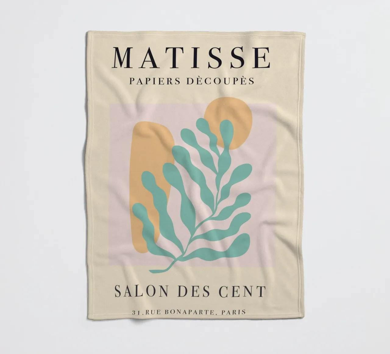 Poster di Matisse - Design artistico retrò coperta in pile da Whole©