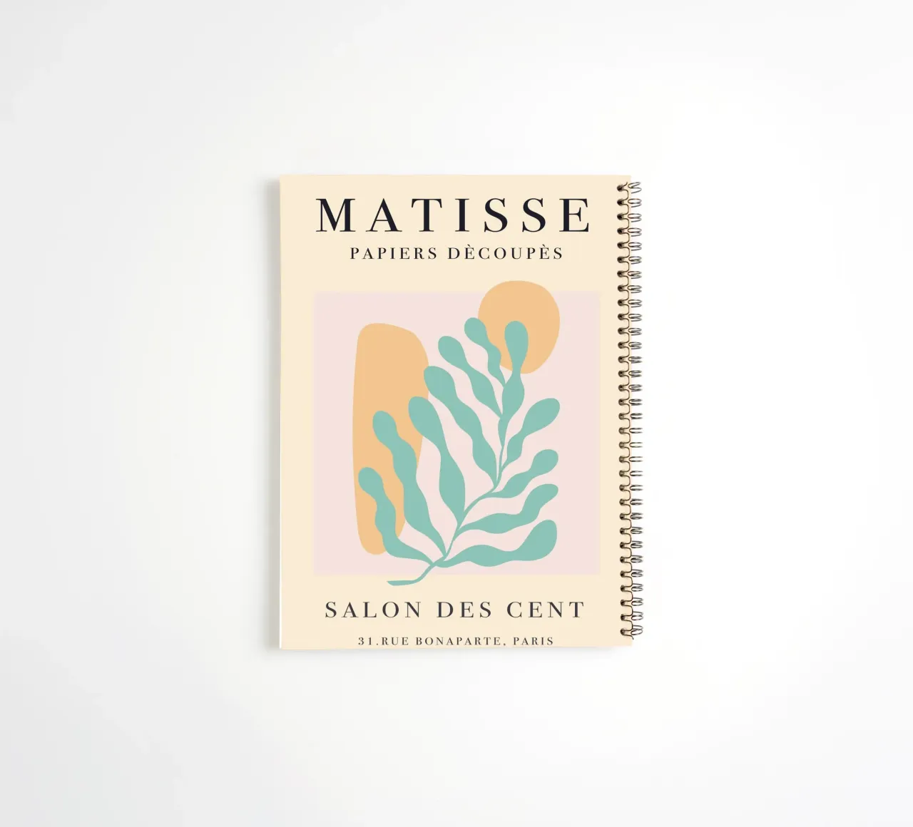 Póster Matisse - Diseño retro artístico cuaderno de espiral de Whole©