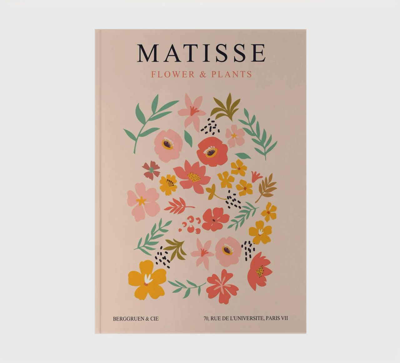 Matisse Flowers - Elegant Art Design notebook by Whole©