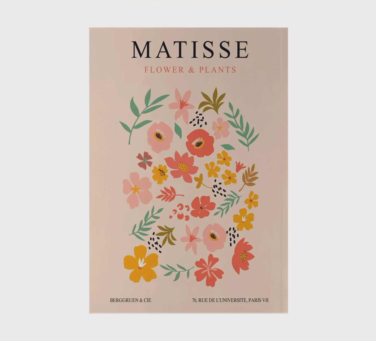 Matisse Flowers - Elegant Art Design notebook by Whole©