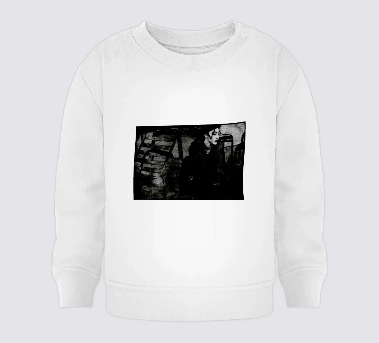 Insecure baby sweatshirt van Sophie Etchart