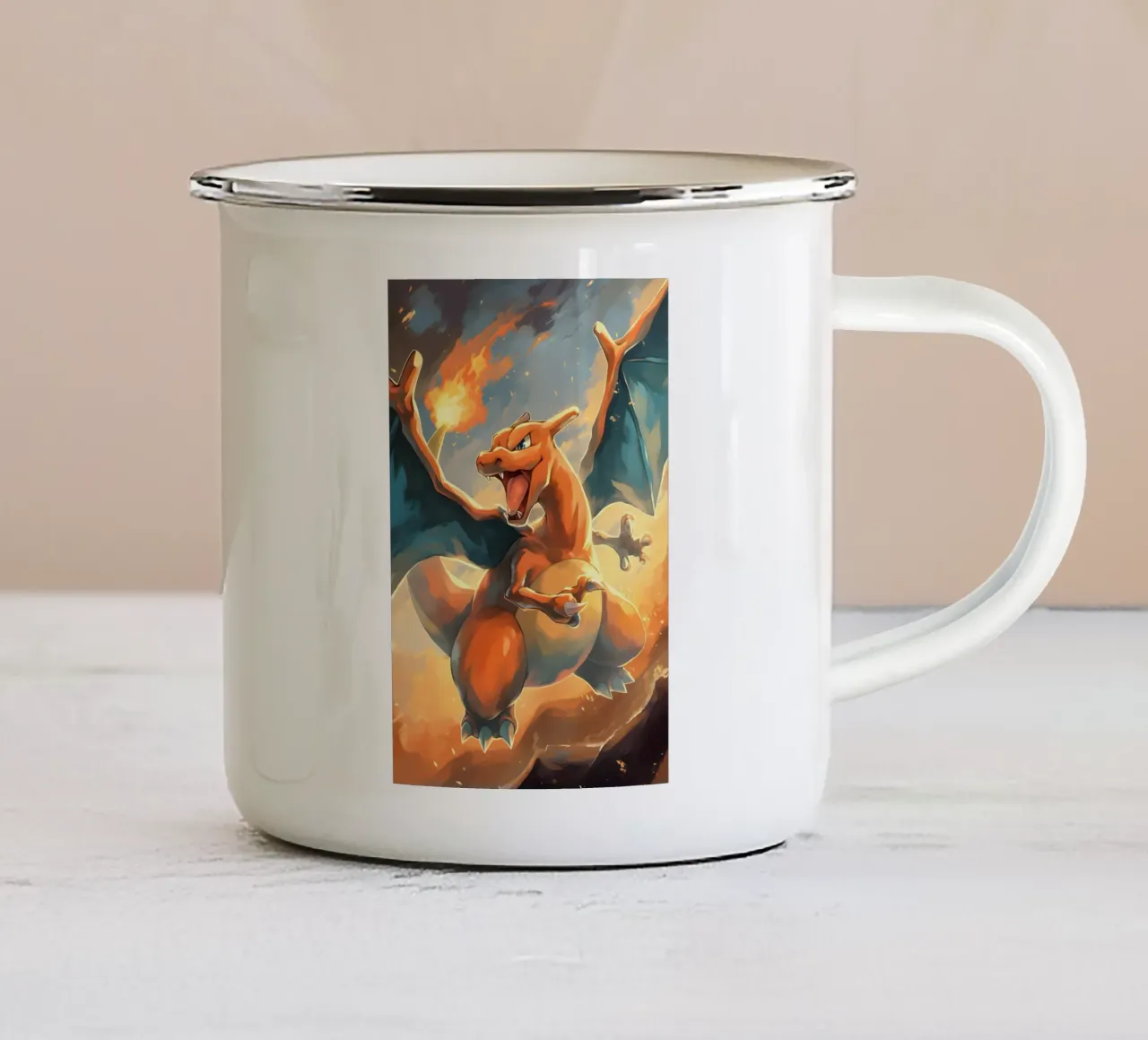 Charizard tazza in smalto da CreativeStudio
