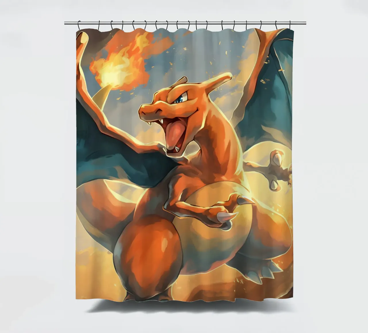 Charizard tenda da doccia da CreativeStudio