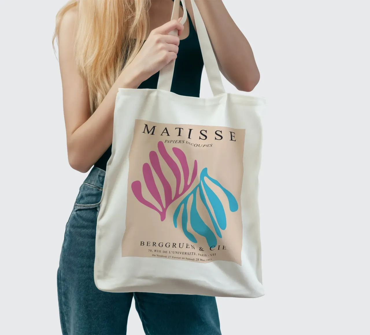 Matisse Forms - Abstract elegance tote bag by Whole©