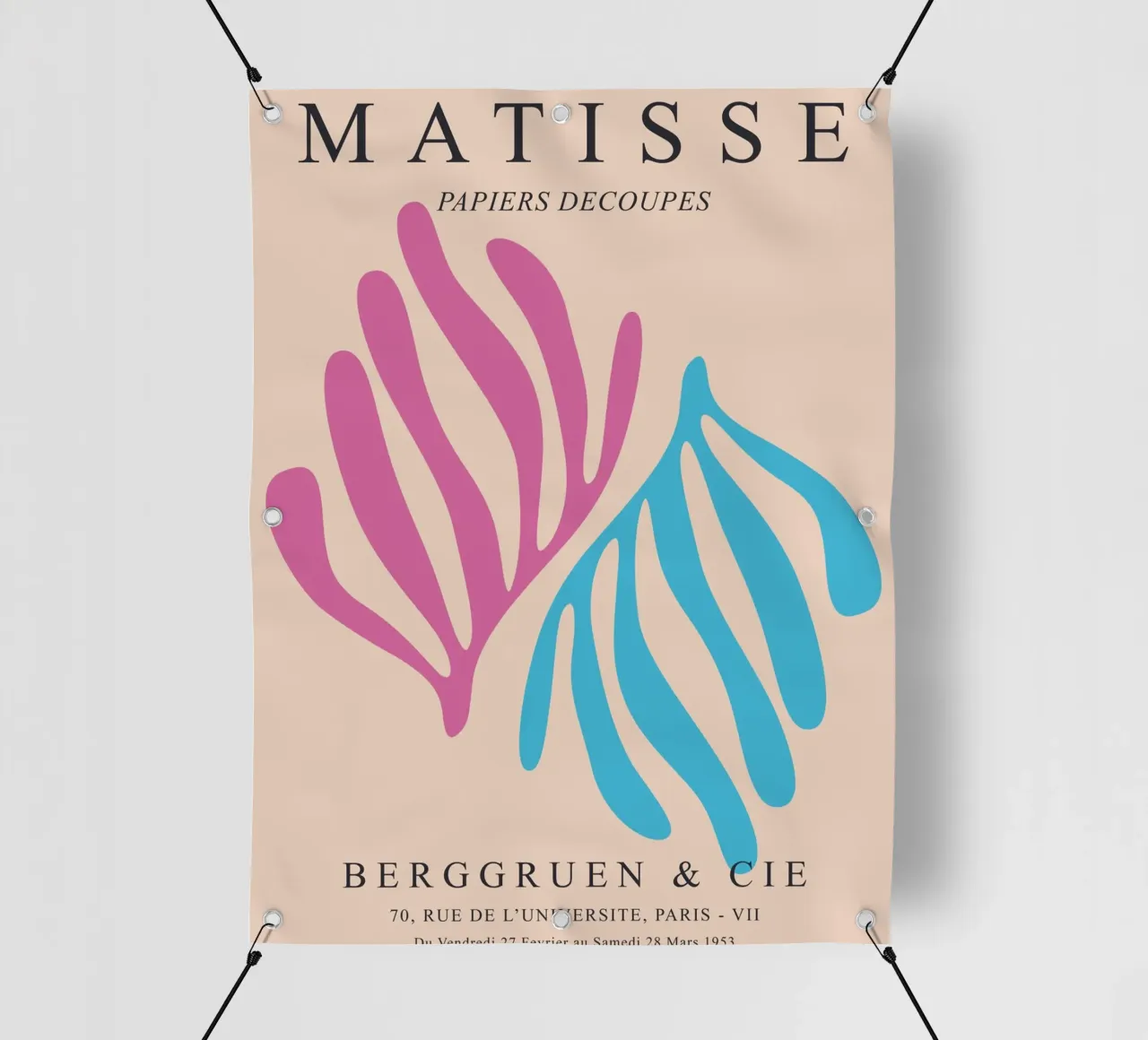 Formas Matisse - Elegancia abstracta lonas publicitarias de Whole©