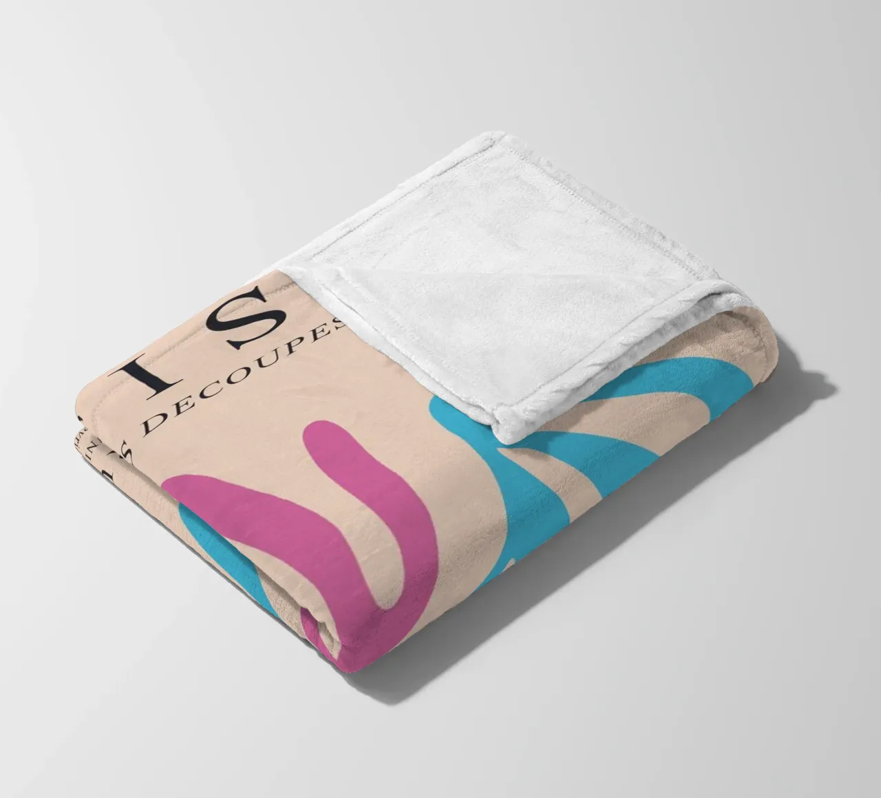 Matisse Forms - Abstract elegance fleece blanket by Whole©