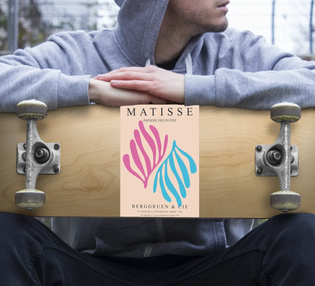 Matisse Forms - Abstract elegance sticker by Whole©