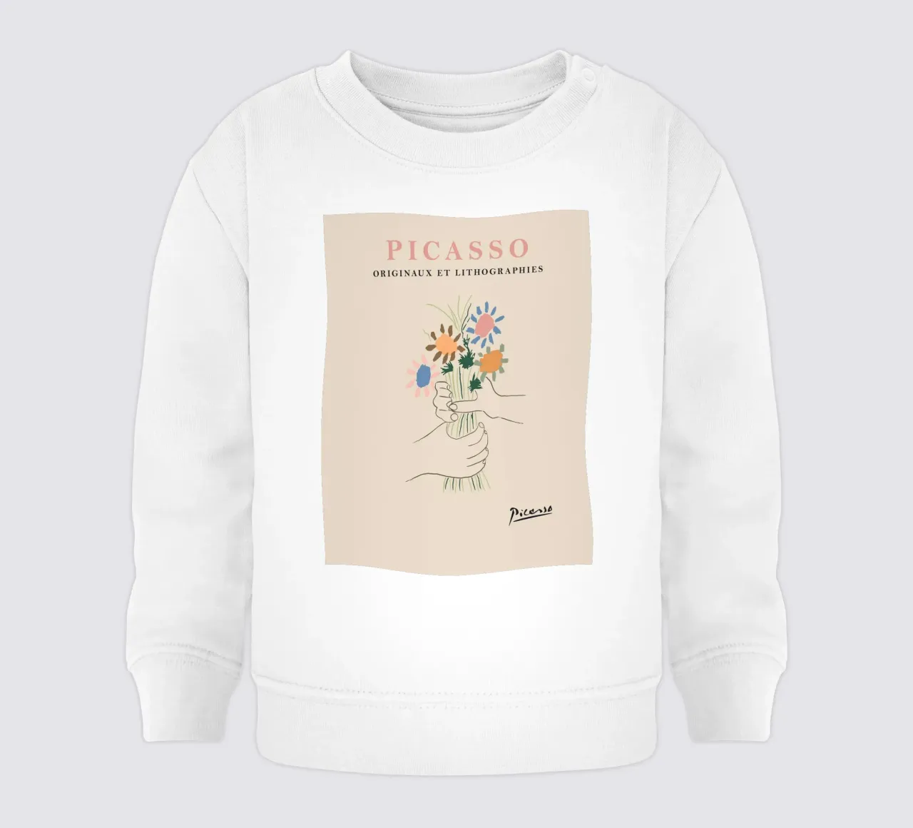 Flores de Picasso - Arte intemporal sudadera de bebé de Whole©