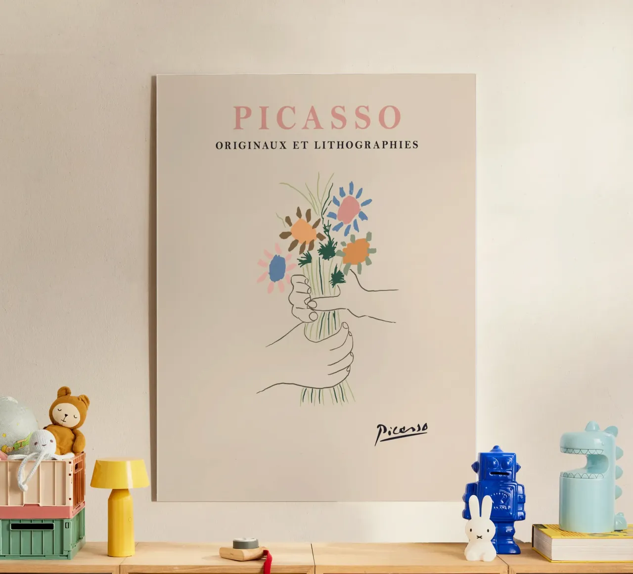 Flores de Picasso - Arte intemporal metacrilato de Whole©