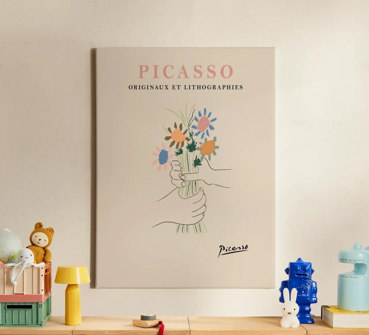 Picasso Flowers - Timeless Art canvas by Whole©