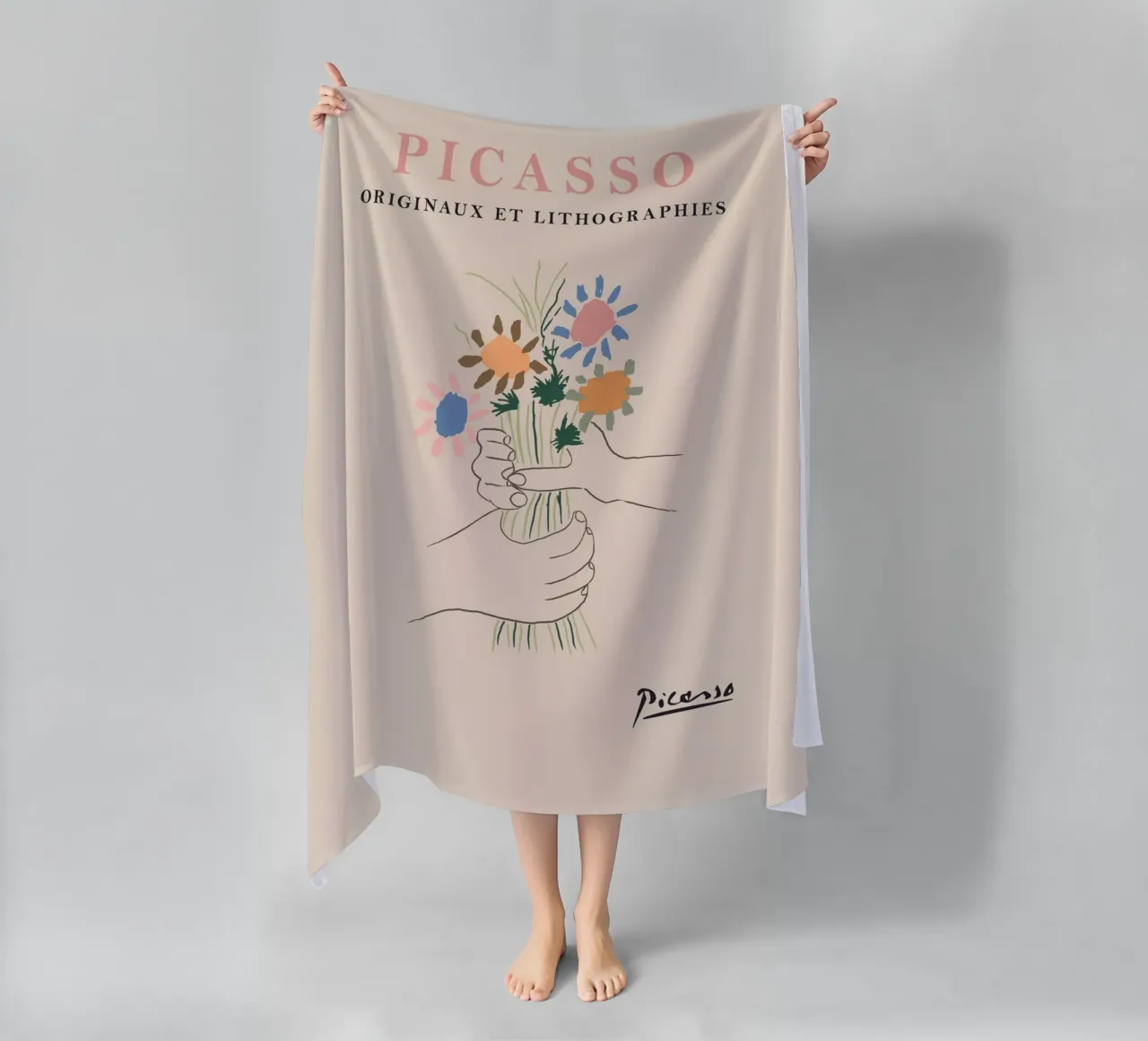 Fiori di Picasso - Arte senza tempo telo mare da Whole©