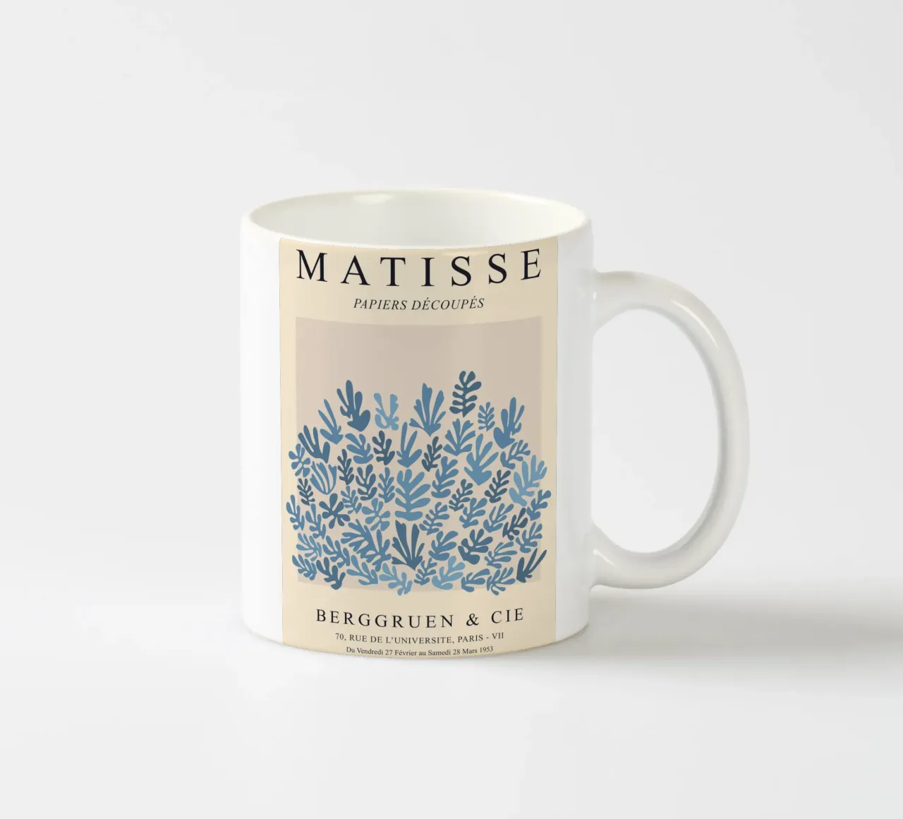 Modello Matisse blu tazza in ceramica da Whole©
