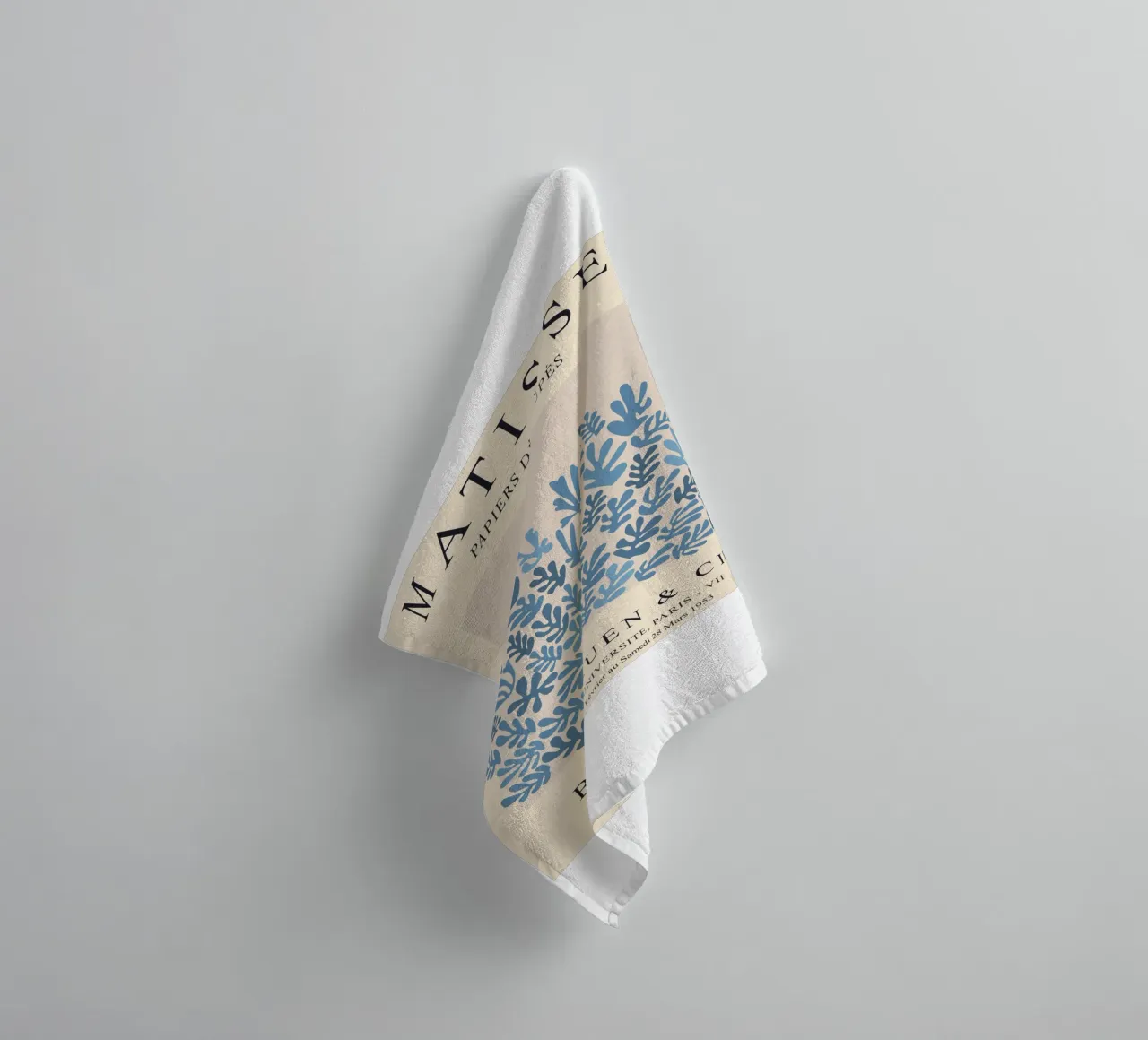 Modello Matisse blu asciugamano da bagno da Whole©