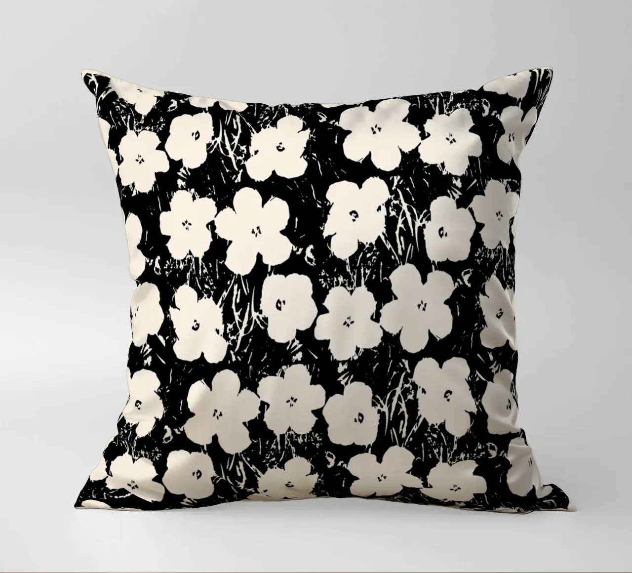 Matisse, motivo floreale in bianco e nero cuscino da Whole©