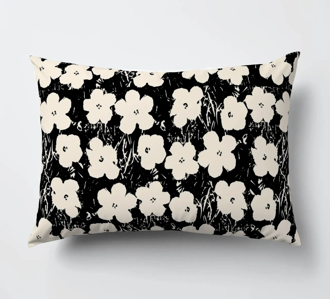 Matisse, motivo floreale in bianco e nero cuscino da Whole©
