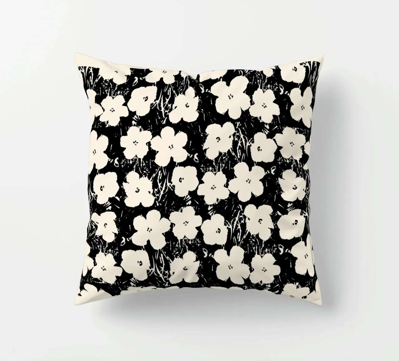 Matisse, motivo floreale in bianco e nero cuscino da Whole©