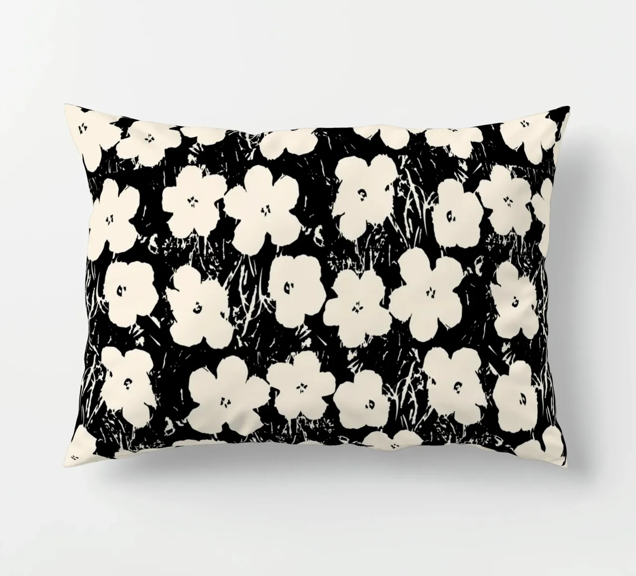 Matisse, motivo floreale in bianco e nero cuscino da Whole©