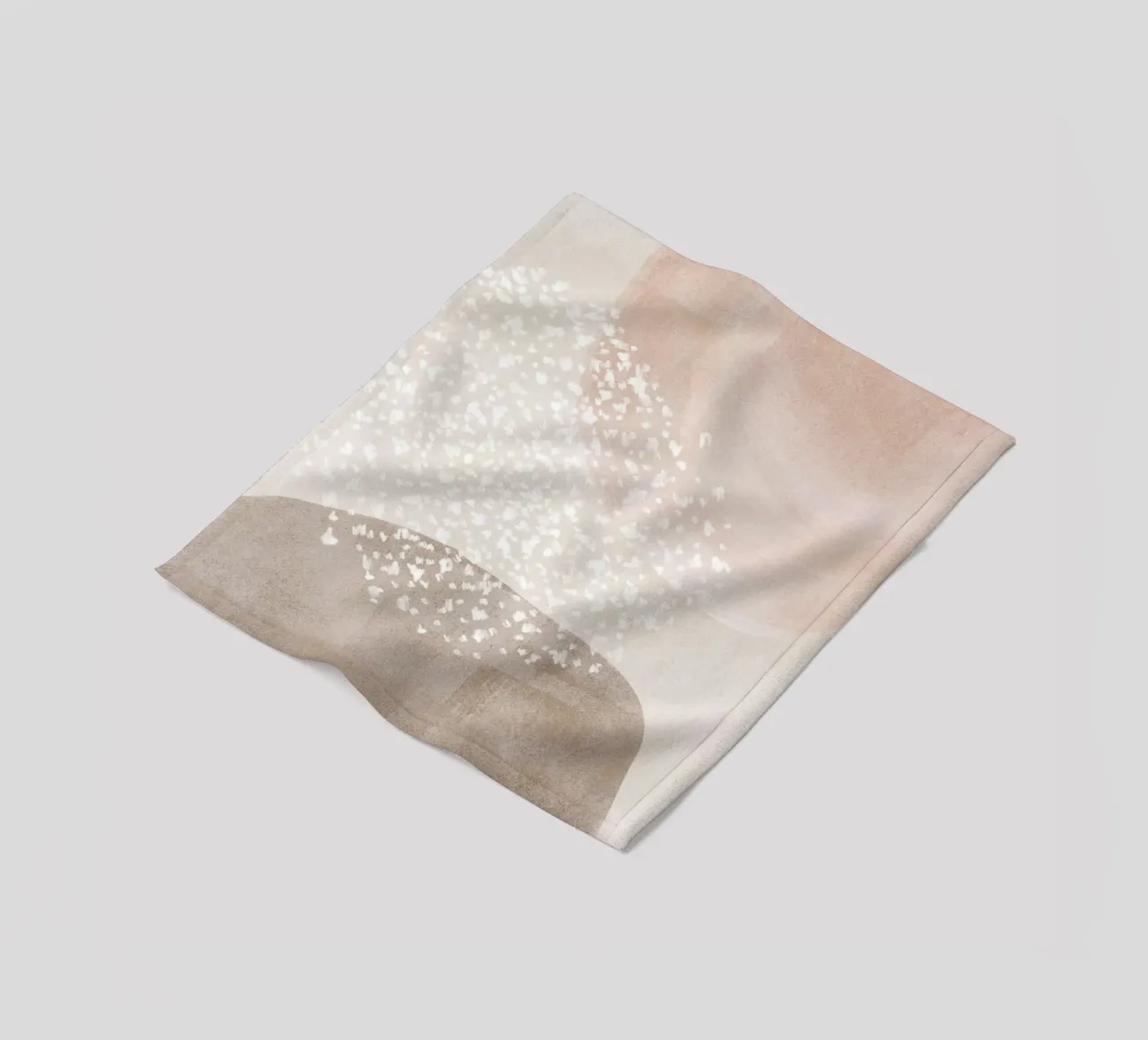 Abstract Soft Muted Colors fleece blanket by Melloi Art Print