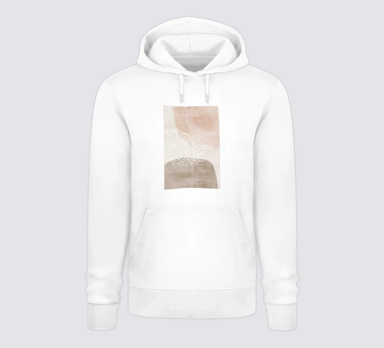 Colori astratti e tenui felpa con cappuccio da Melloi Art Print