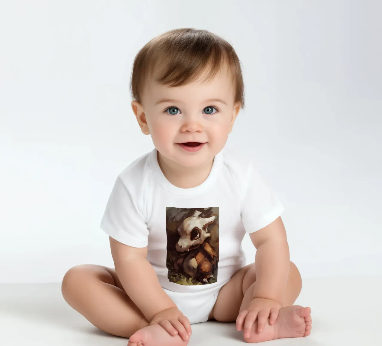 Cubone body neonato maniche corte da CreativeStudio
