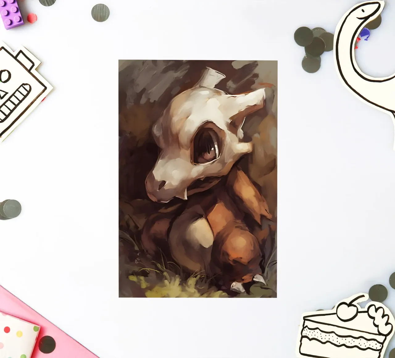 Cubone sticker by CreativeStudio