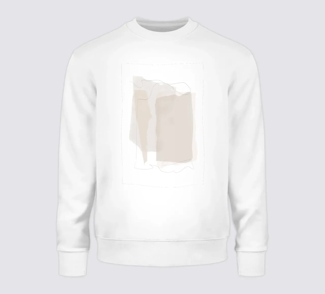 Capas abstractas mínimas sudadera de Melloi Art Print