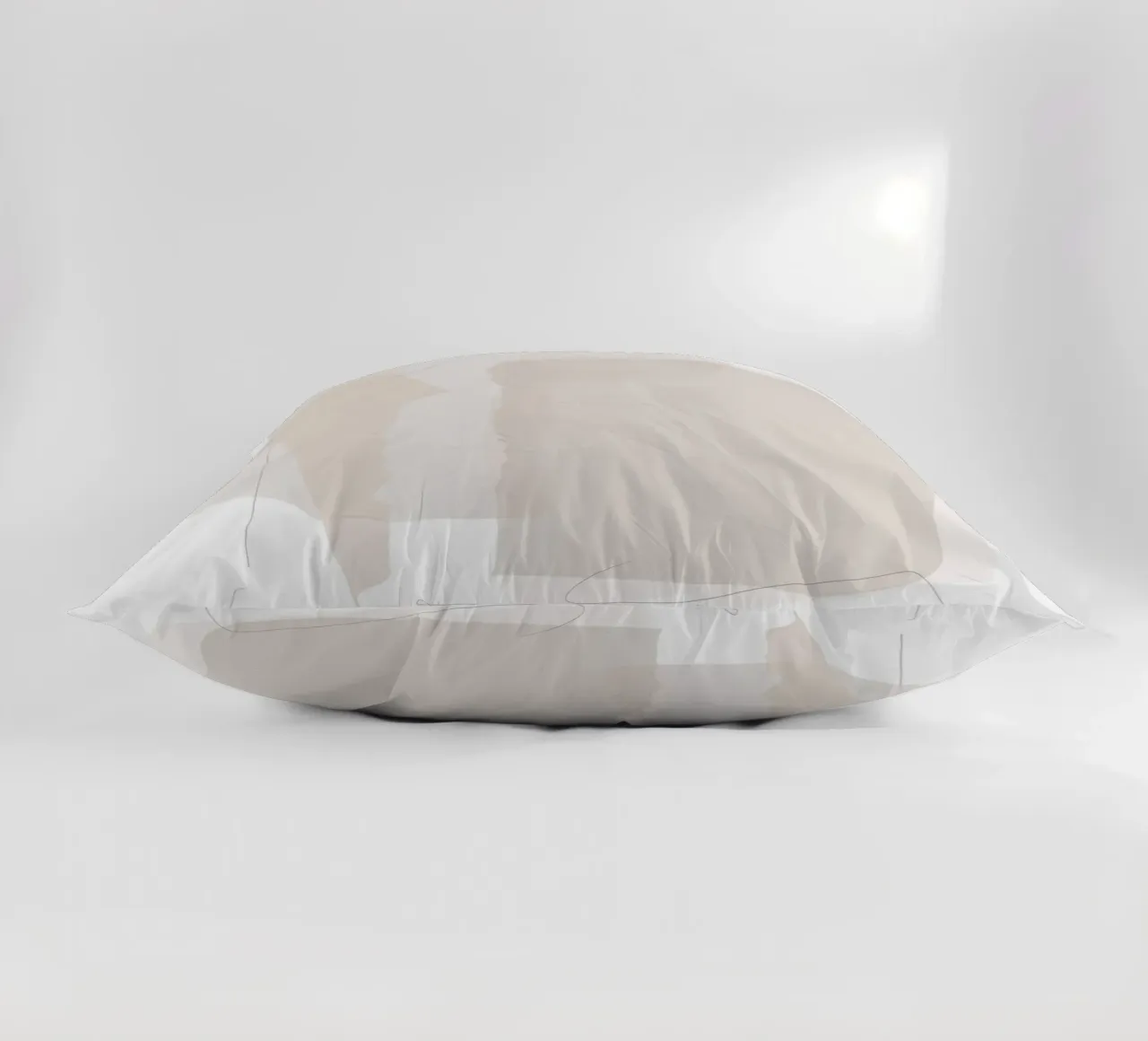 Minimal Abstract Layers decorative cushion by Melloi Art Print