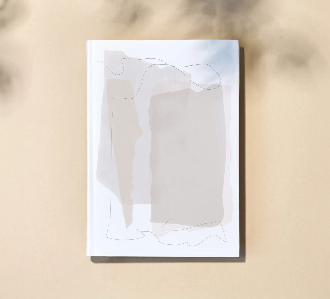 Minimal Abstract Layers notebook by Melloi Art Print