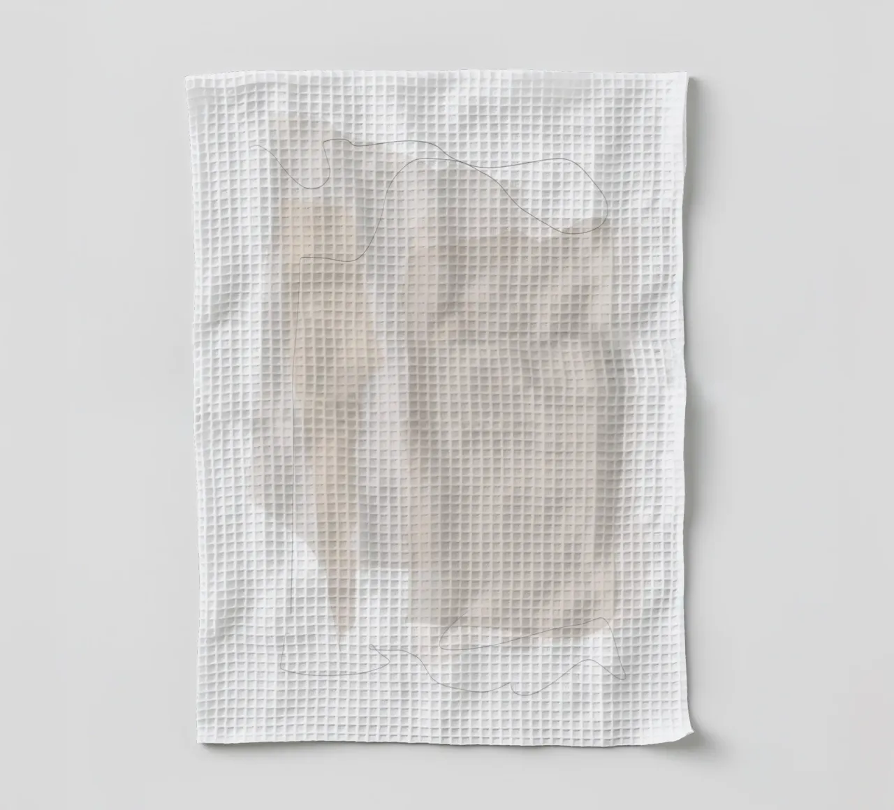 Minimale abstracte lagen theedoek van Melloi Art Print